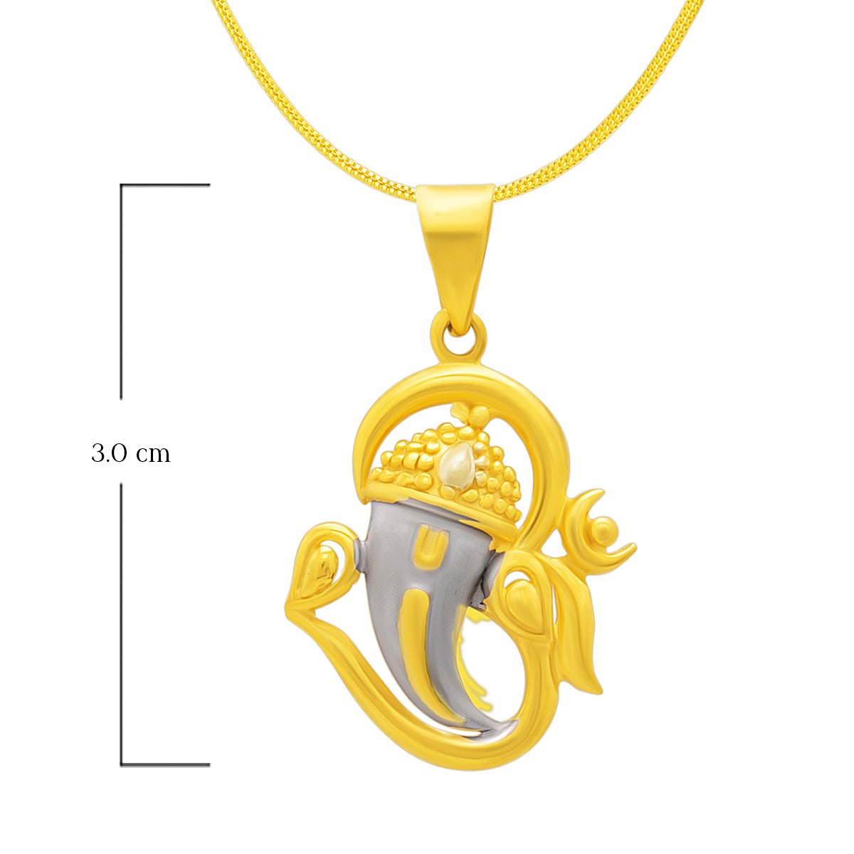 Holy Om-Ganesh 22K Gold Religious Locket