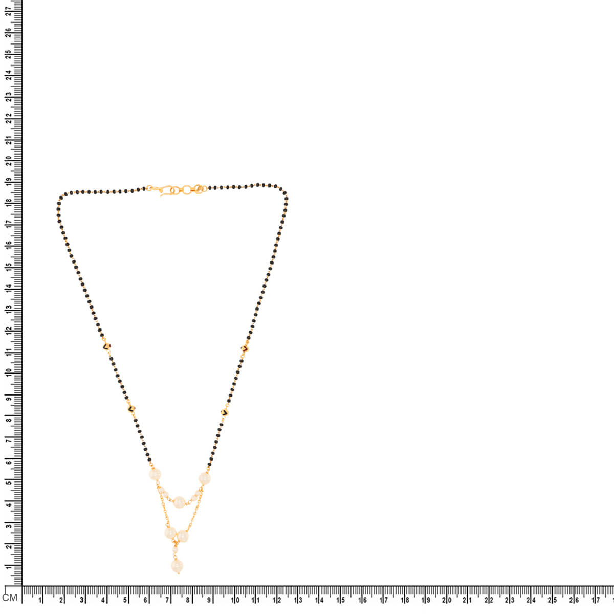 Dazzling Elegance 22K Gold Short Mangalsutra