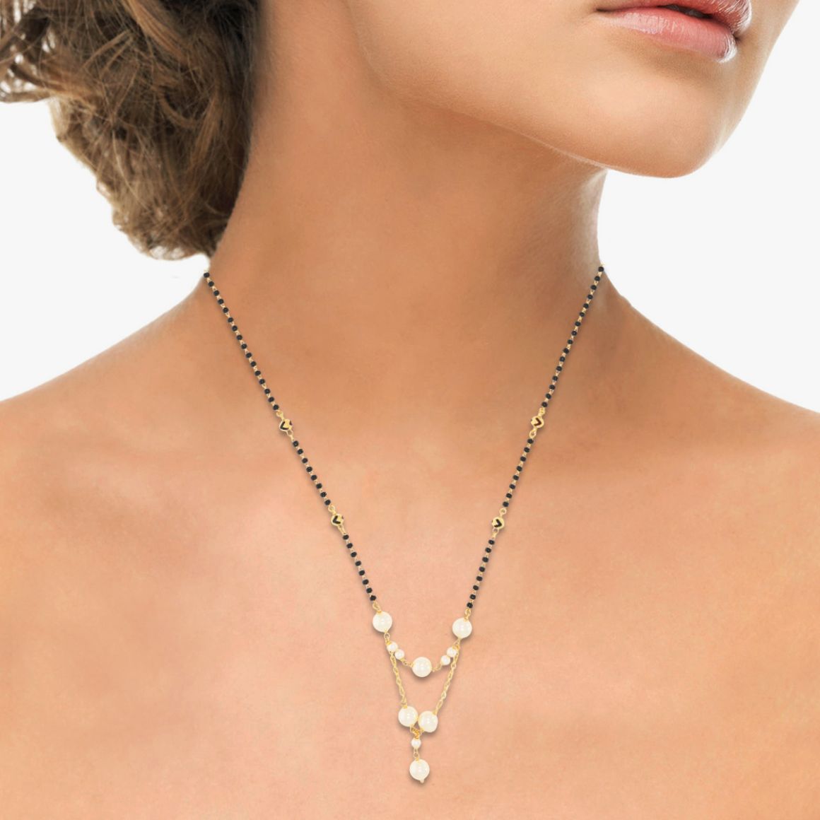 Dazzling Elegance 22K Gold Short Mangalsutra