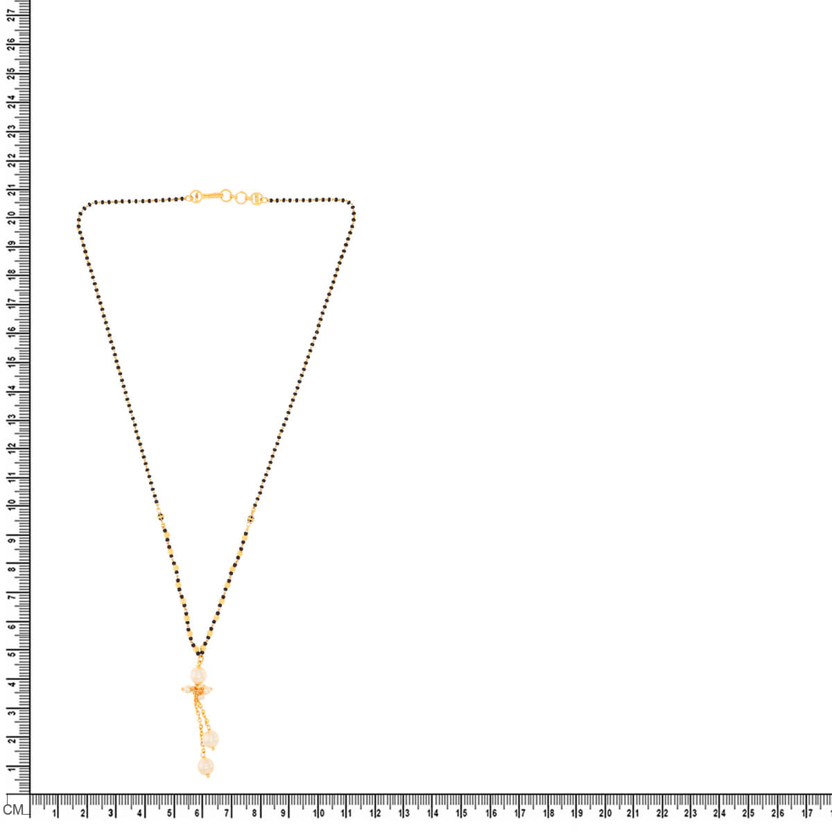 Soft Charm 22K Gold Short Mangalsutra