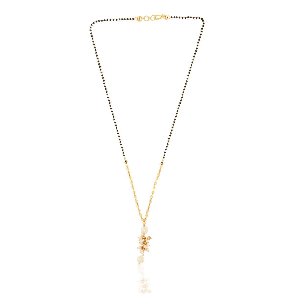 Soft Radiance 22K Gold Short Mangalsutra