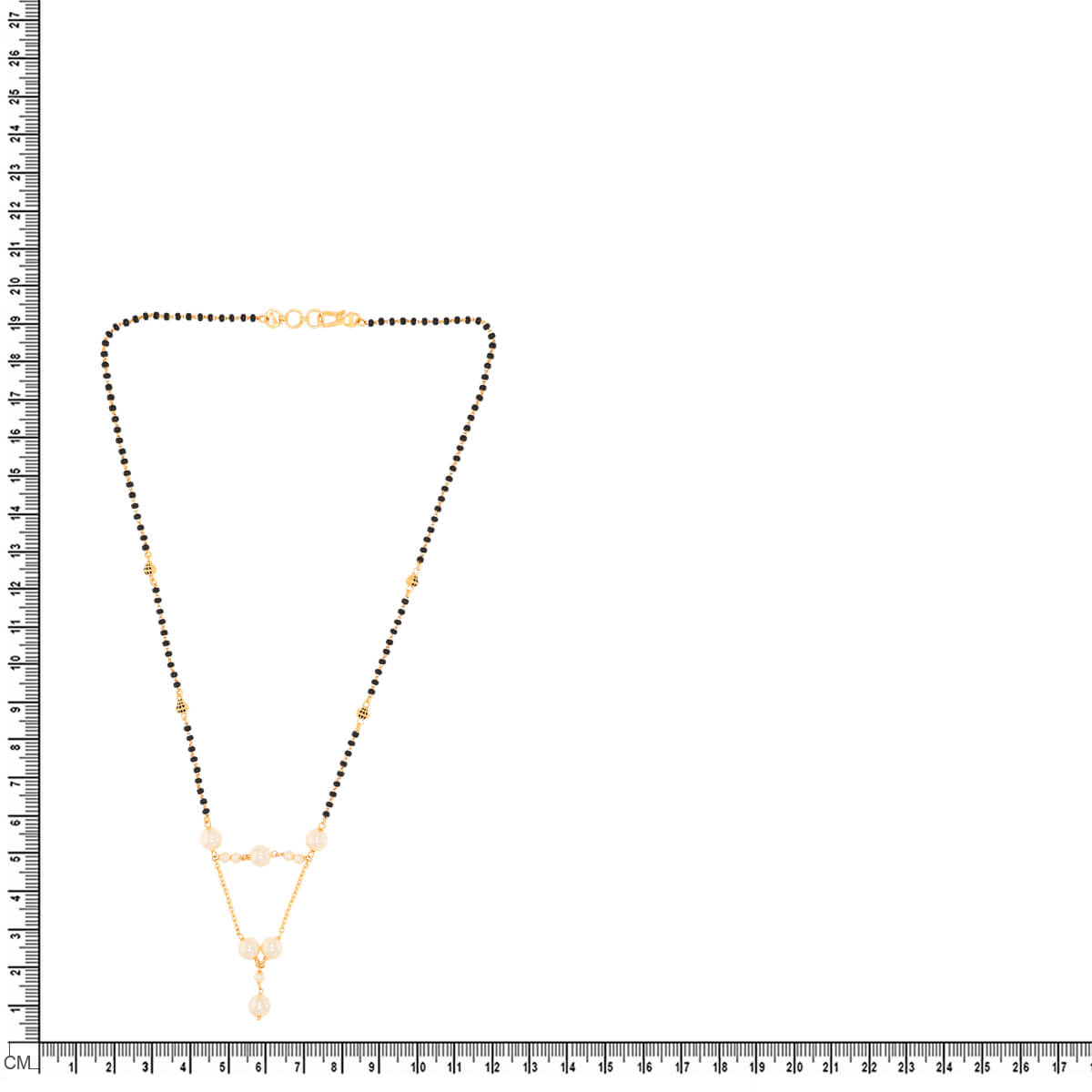 Gentle Glow 22K Gold Short Mangalsutra