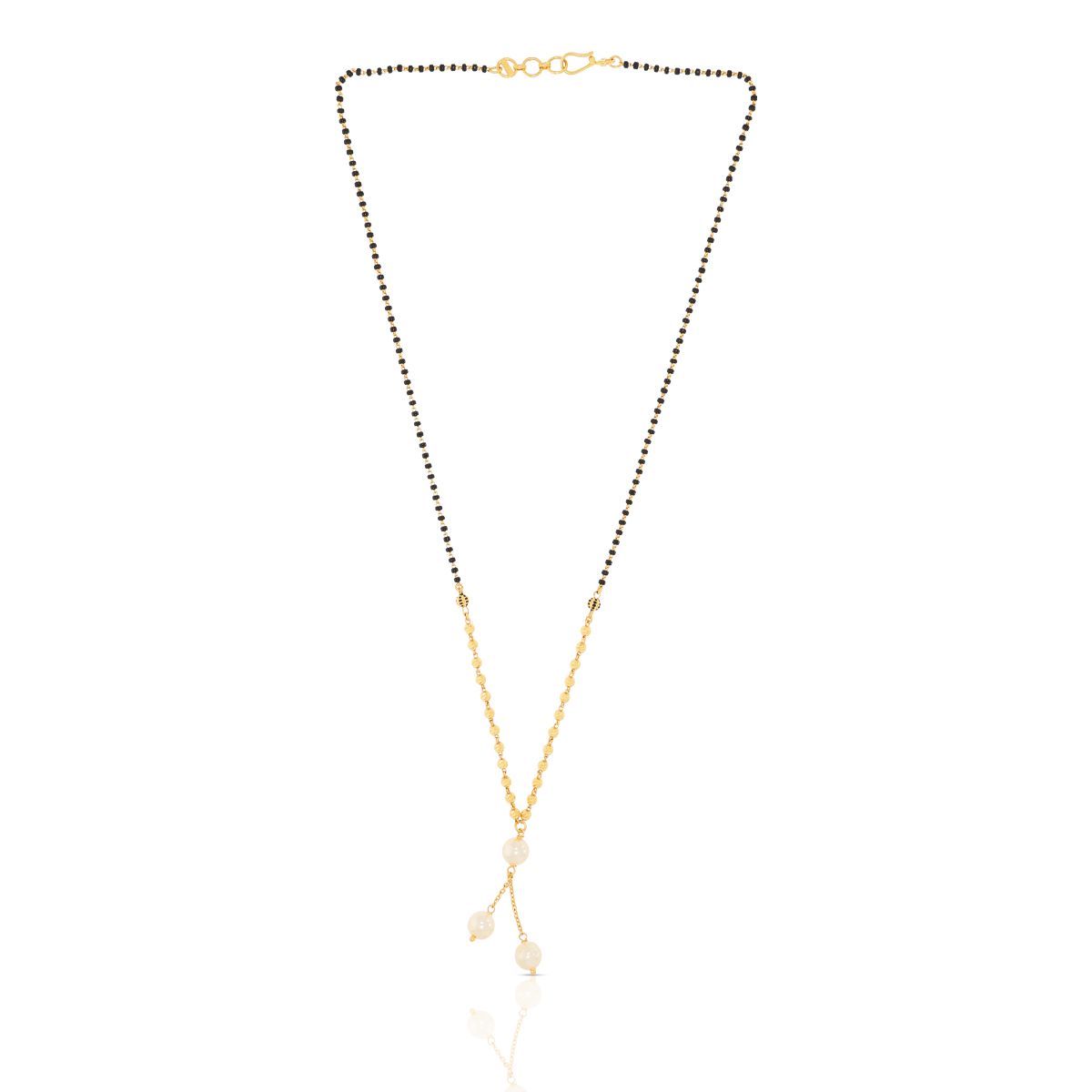 Soft Glow 22K Gold Short Mangalsutra