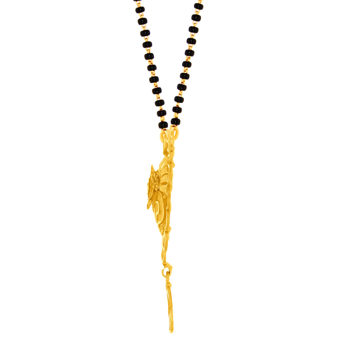 Charming Gold Blossom 22K Mangalsutra Pendant