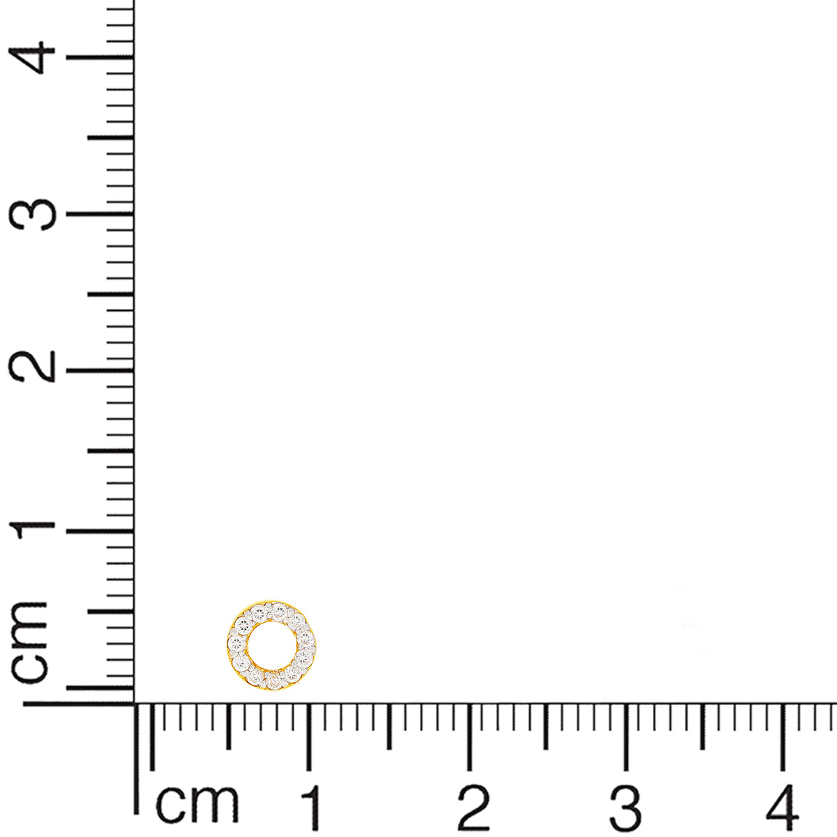 22K Stunning Elegance Oval Mangalsutra Pendant