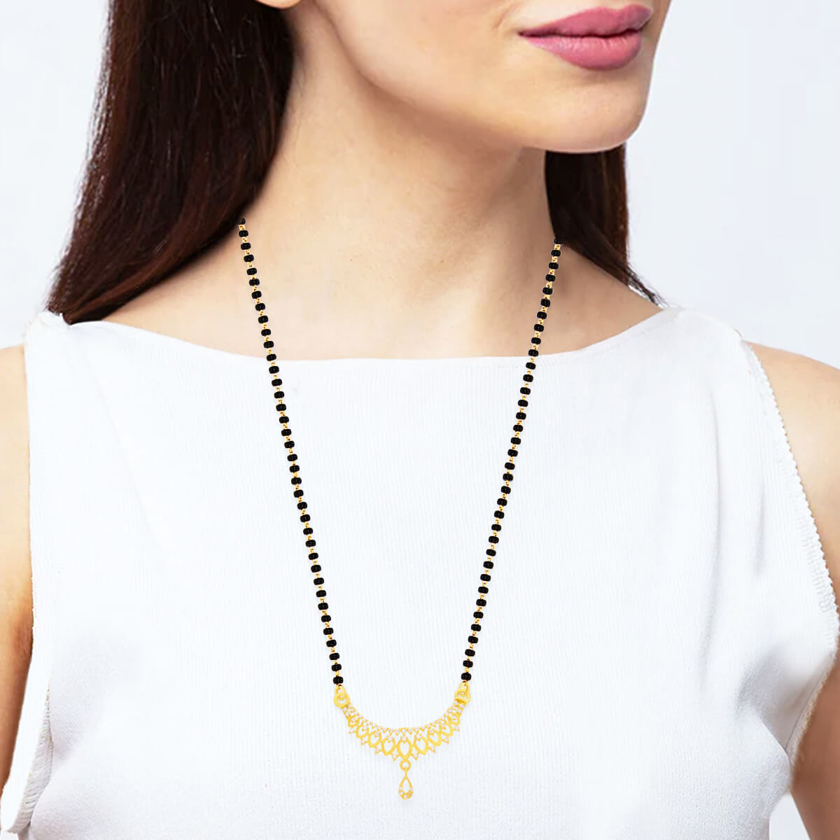 Stunning 22K Gold Mangalsutra Pendant For Everyday Elegance