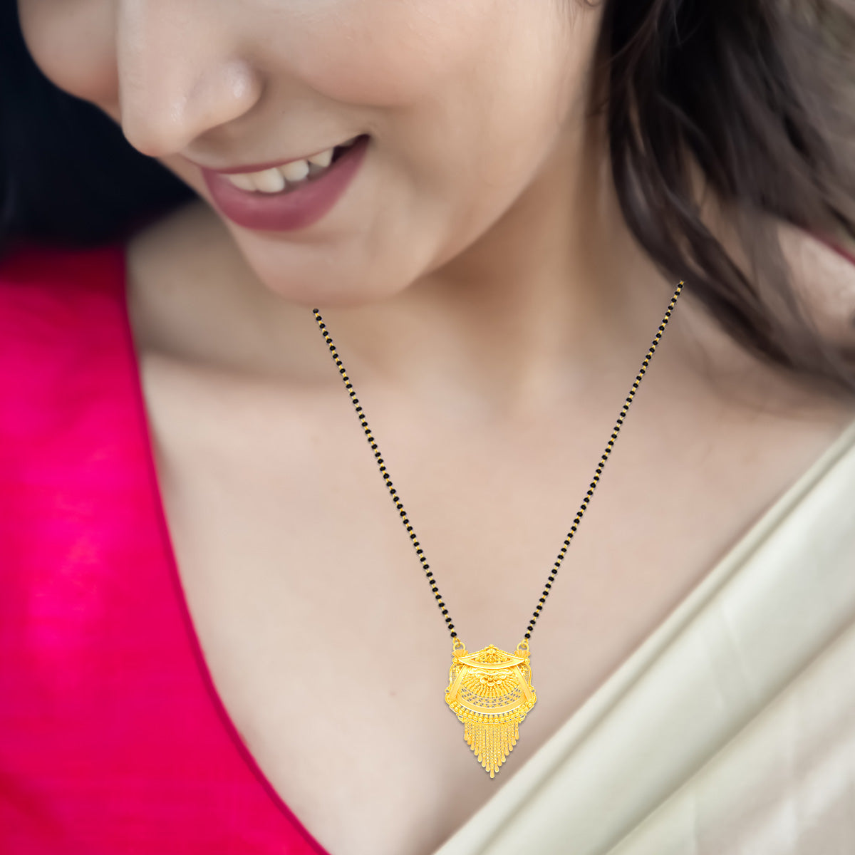 Eternal Bond Gold Mangalsutra Pendant