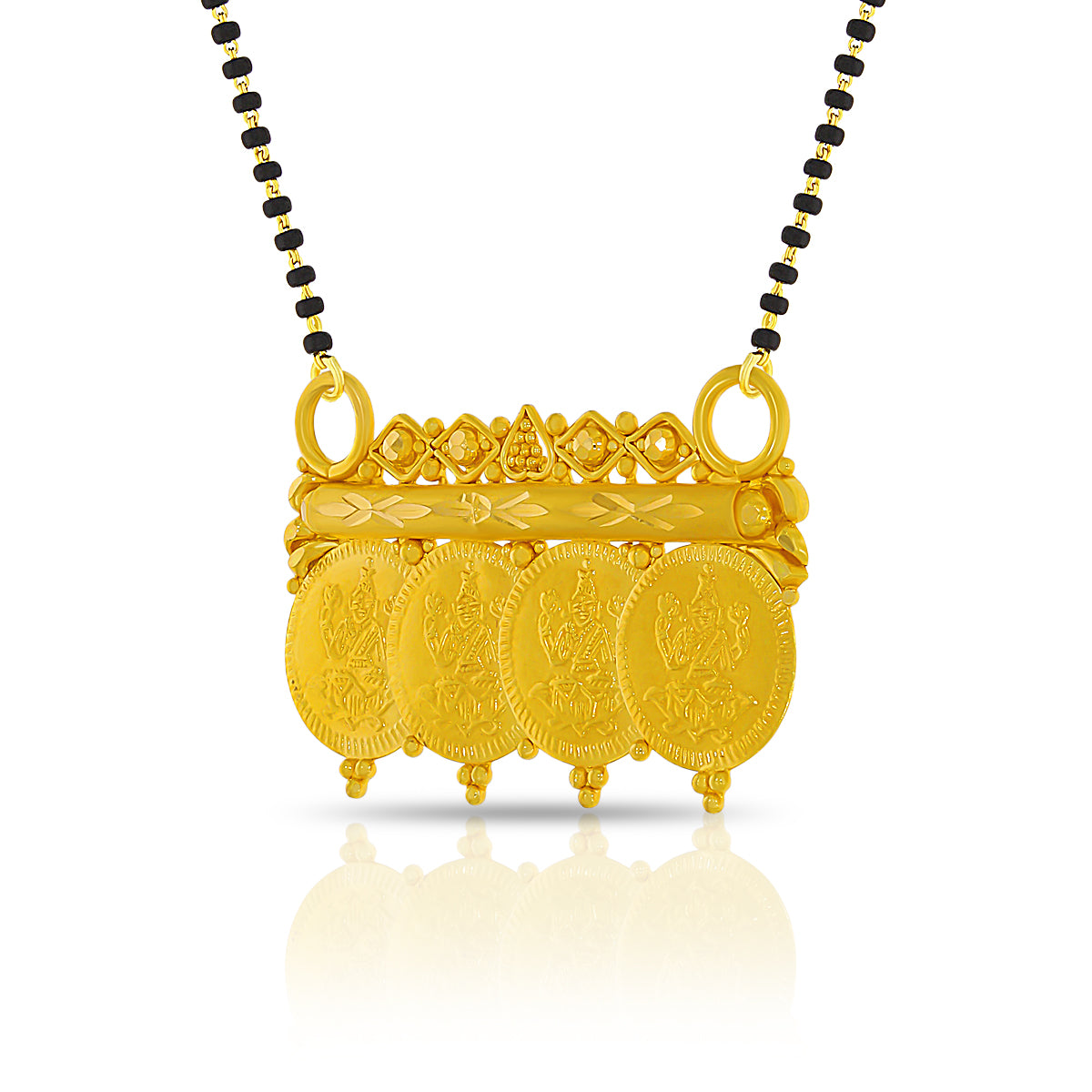 Gleaming Vintage 22K Gold Mangalsutra Pendant