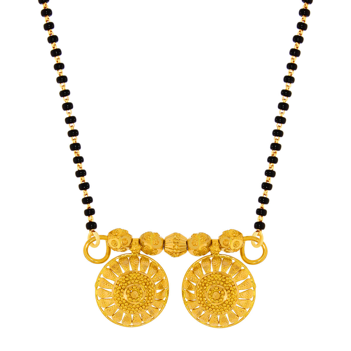 Charming Blossom 22K Gold Floral Maniwati