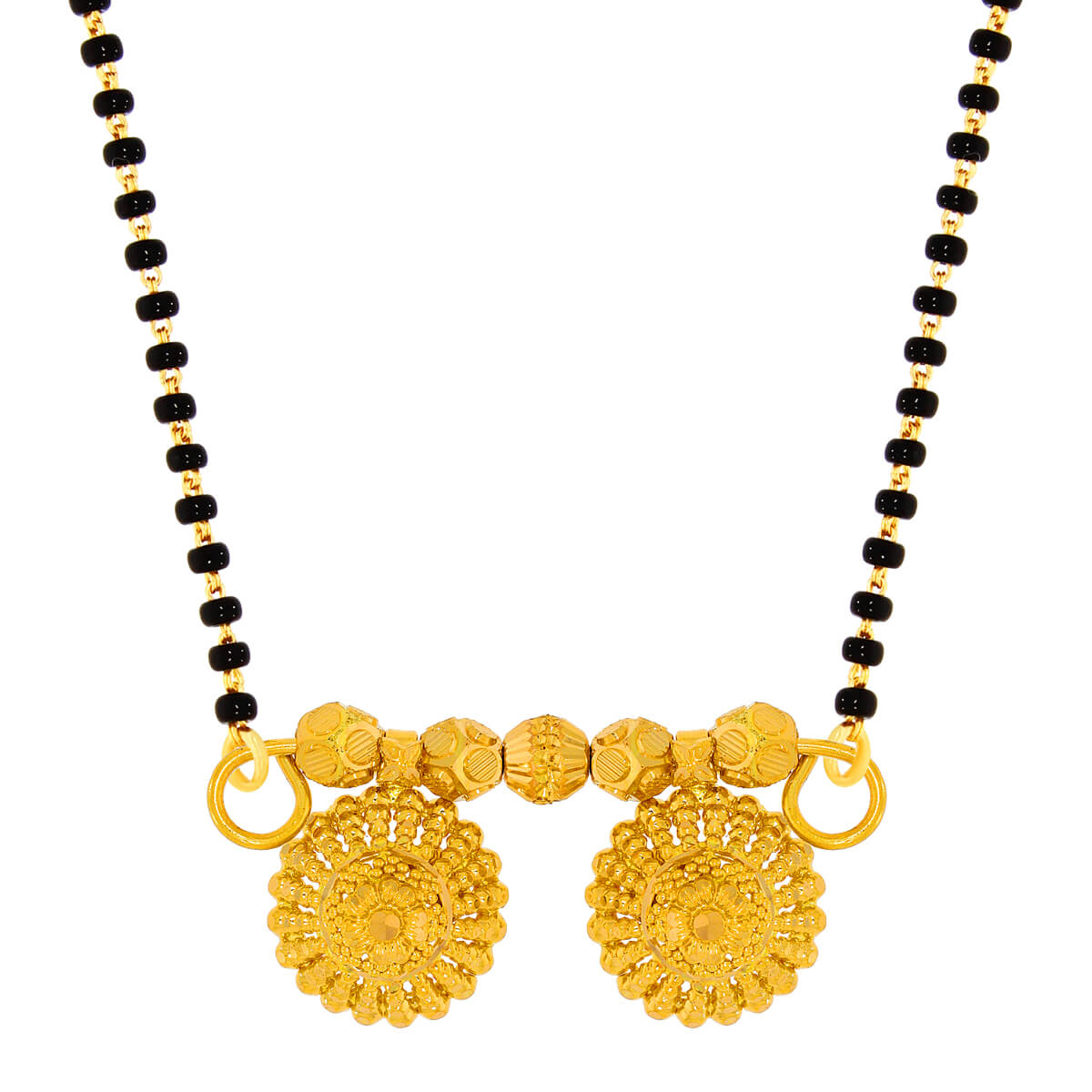 22K Delicate Motif Gold Maniwati