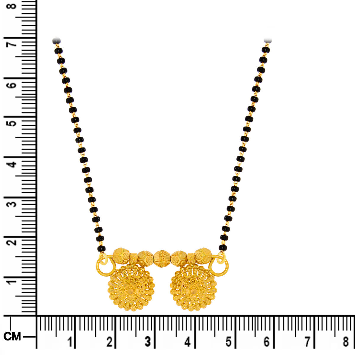 22K Delicate Motif Gold Maniwati