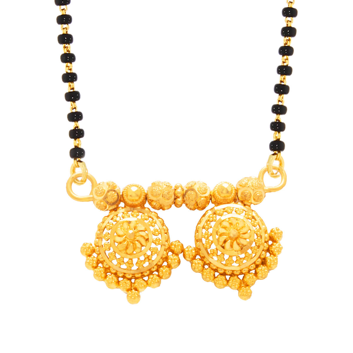 22K Floral Charm Gold Maniwati