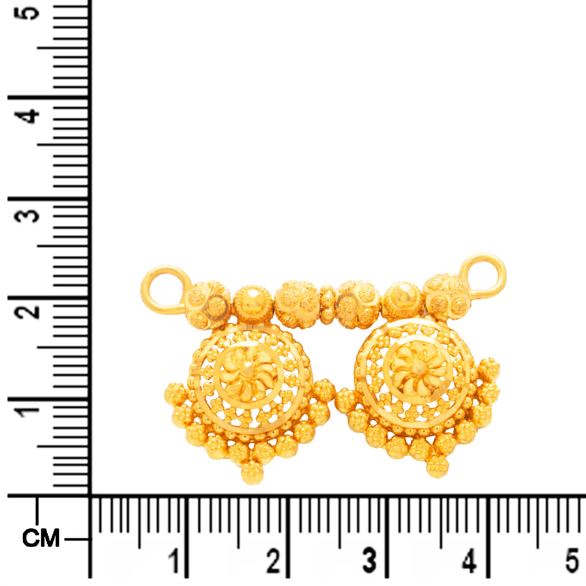 22K Floral Charm Gold Maniwati