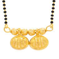 Chic Oval Charm 22K Gold Maniwati