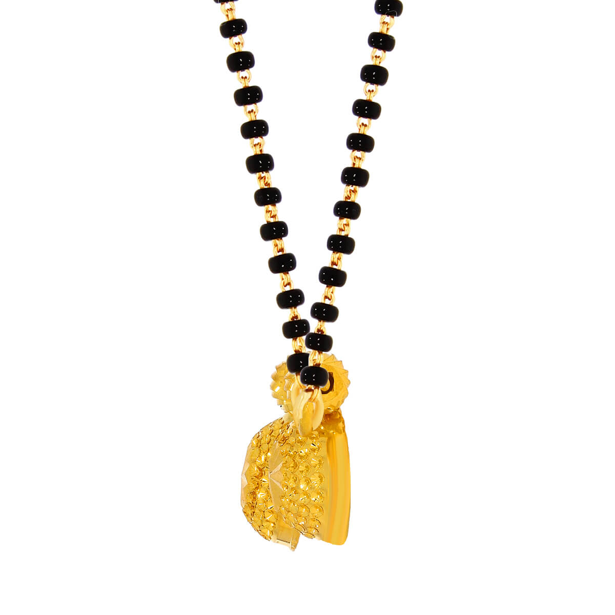 22K Vibrant Gold Oval Maniwati