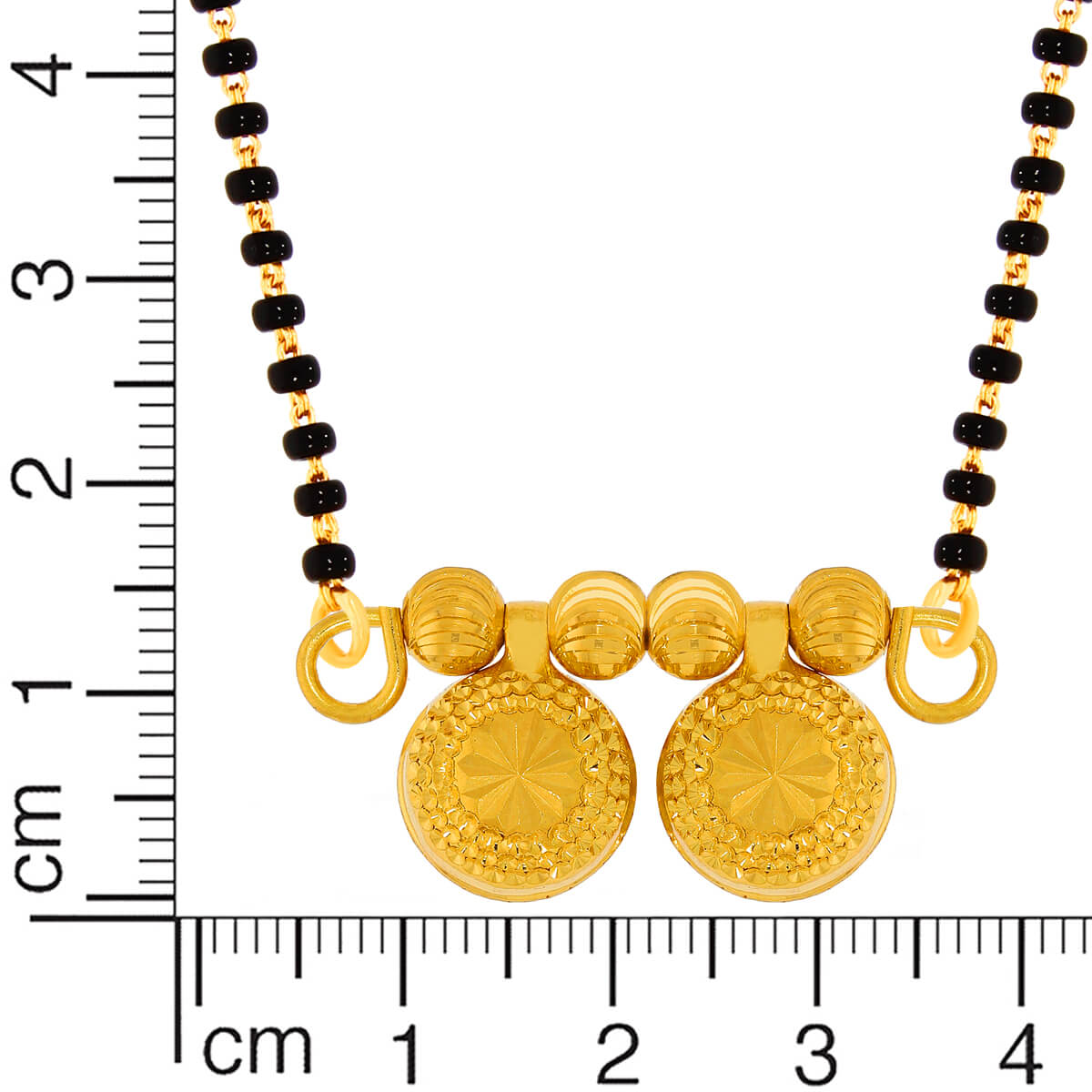 22K Vibrant Gold Oval Maniwati