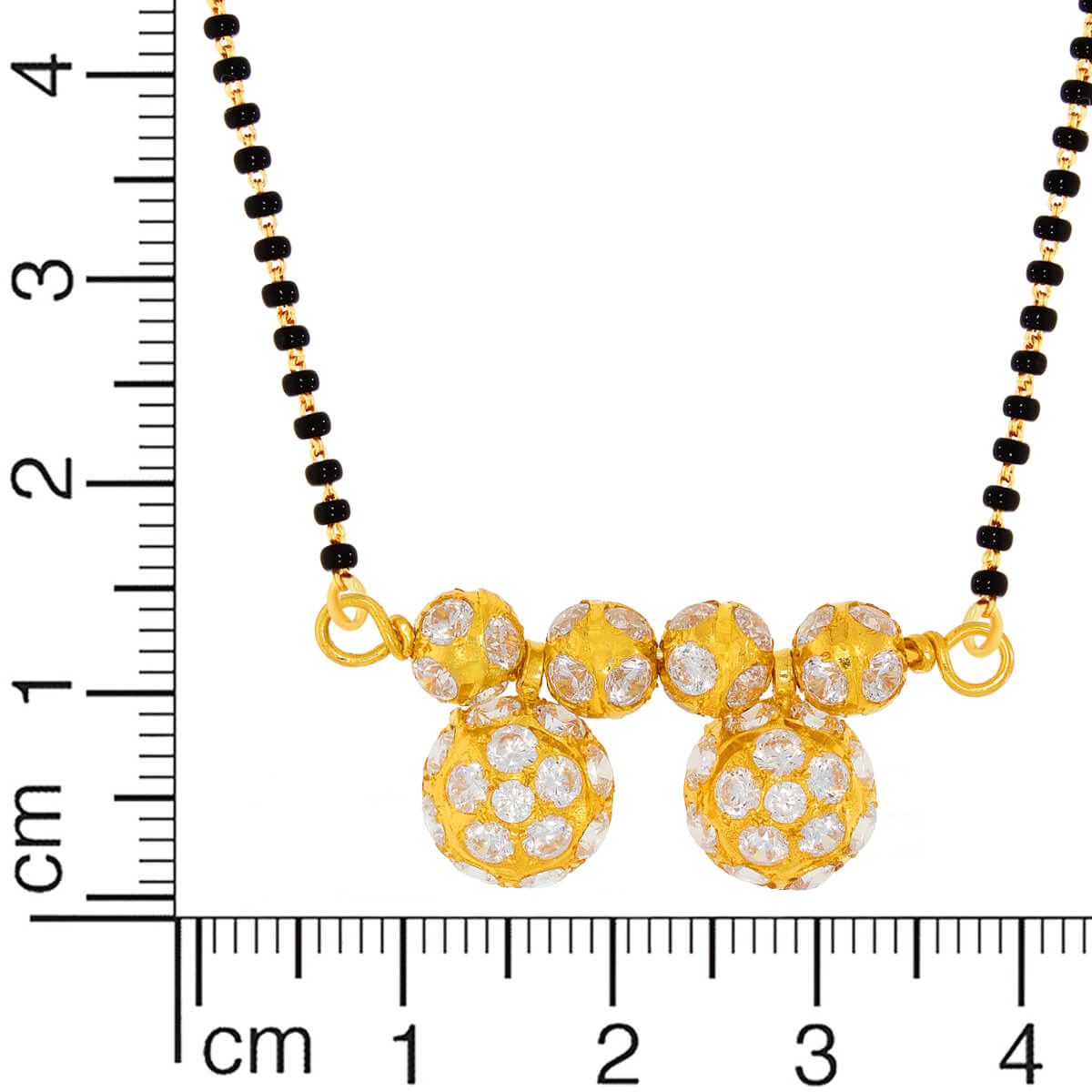 22K Gold Petite Floral Maniwati