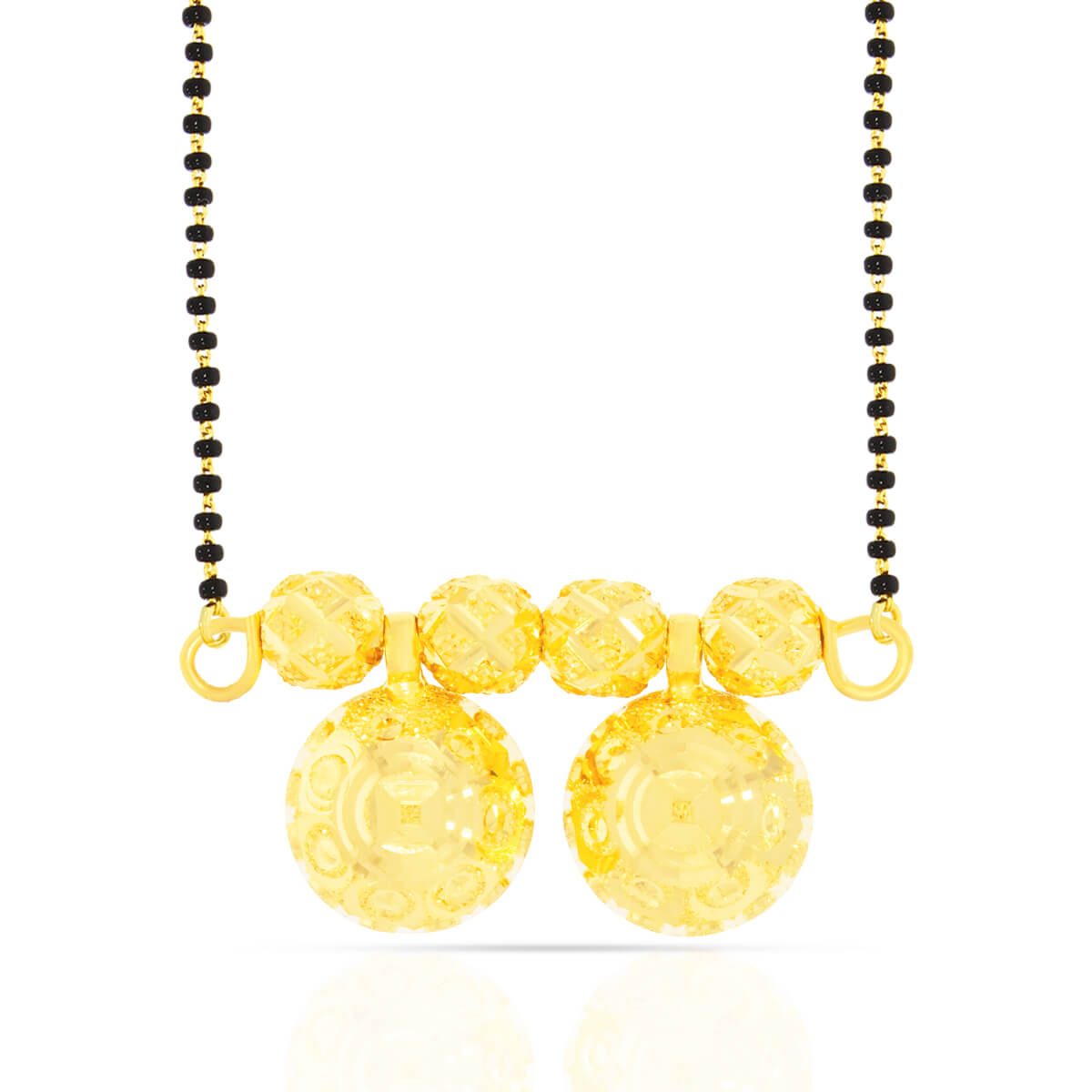 Dazzling Floral Charm 22K Gold Maniwati