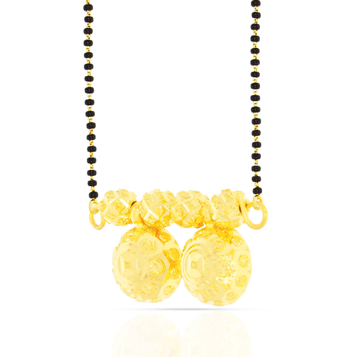 Dazzling Floral Charm 22K Gold Maniwati