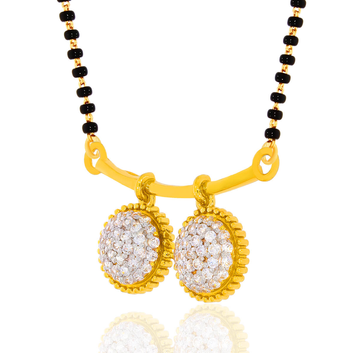 Radiant Floral Charm 22K Gold Maniwati