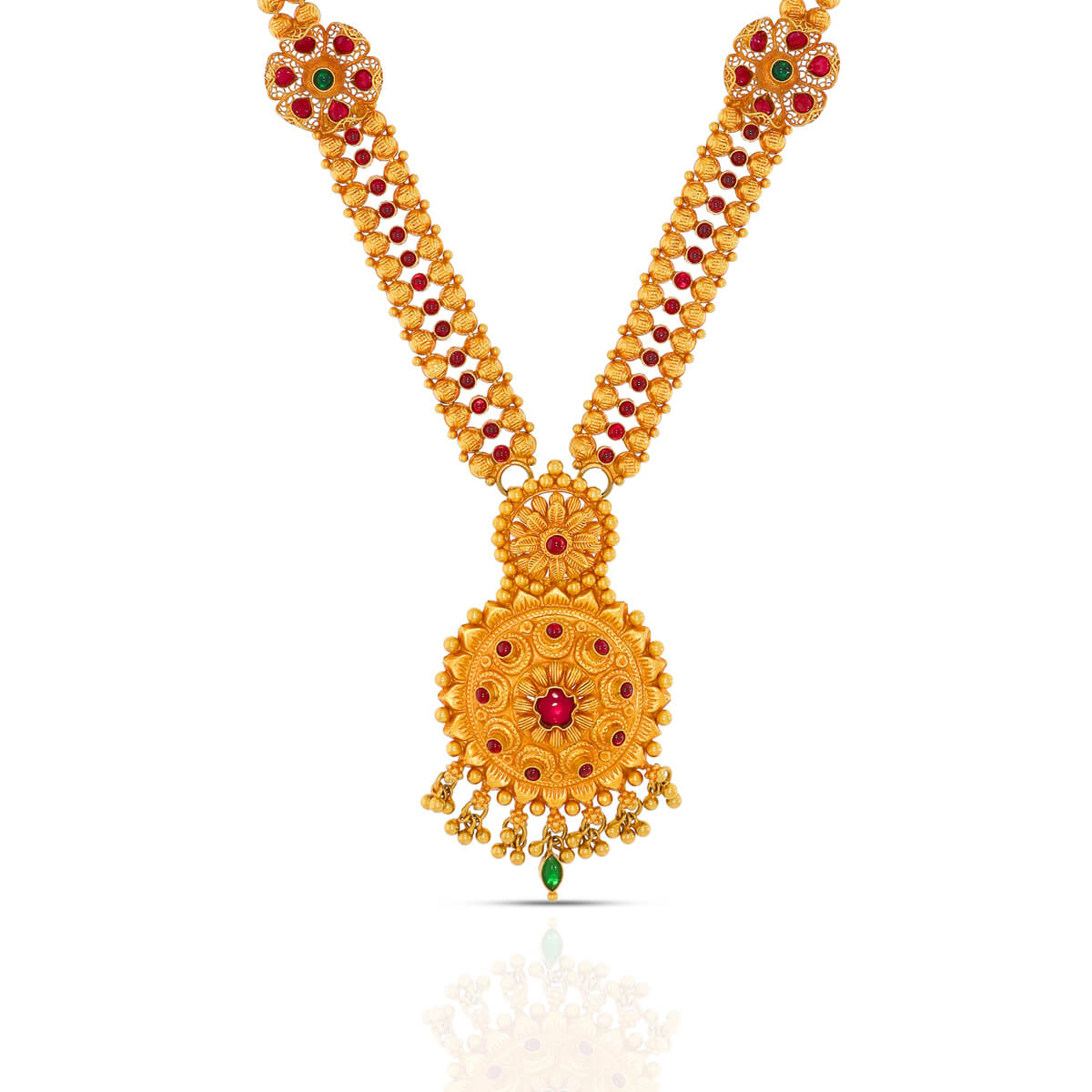 Marvelous Gleam Long Gold Necklace
