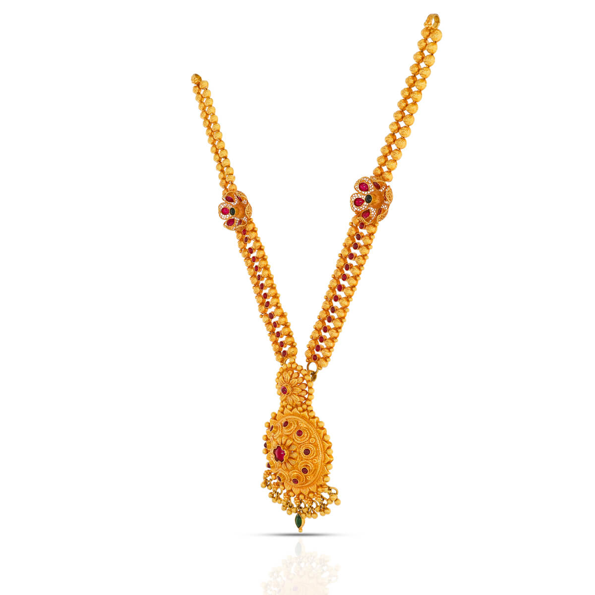 Marvelous Gleam Long Gold Necklace