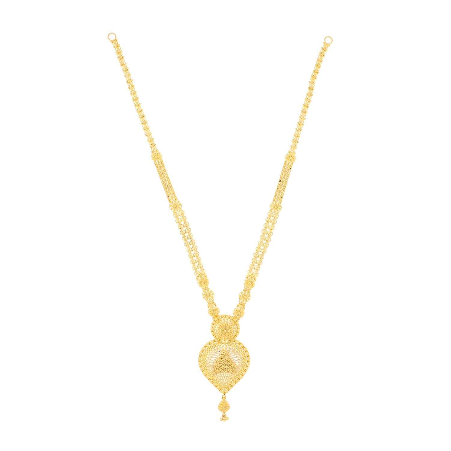 Gracile Glow Long Gold Necklace