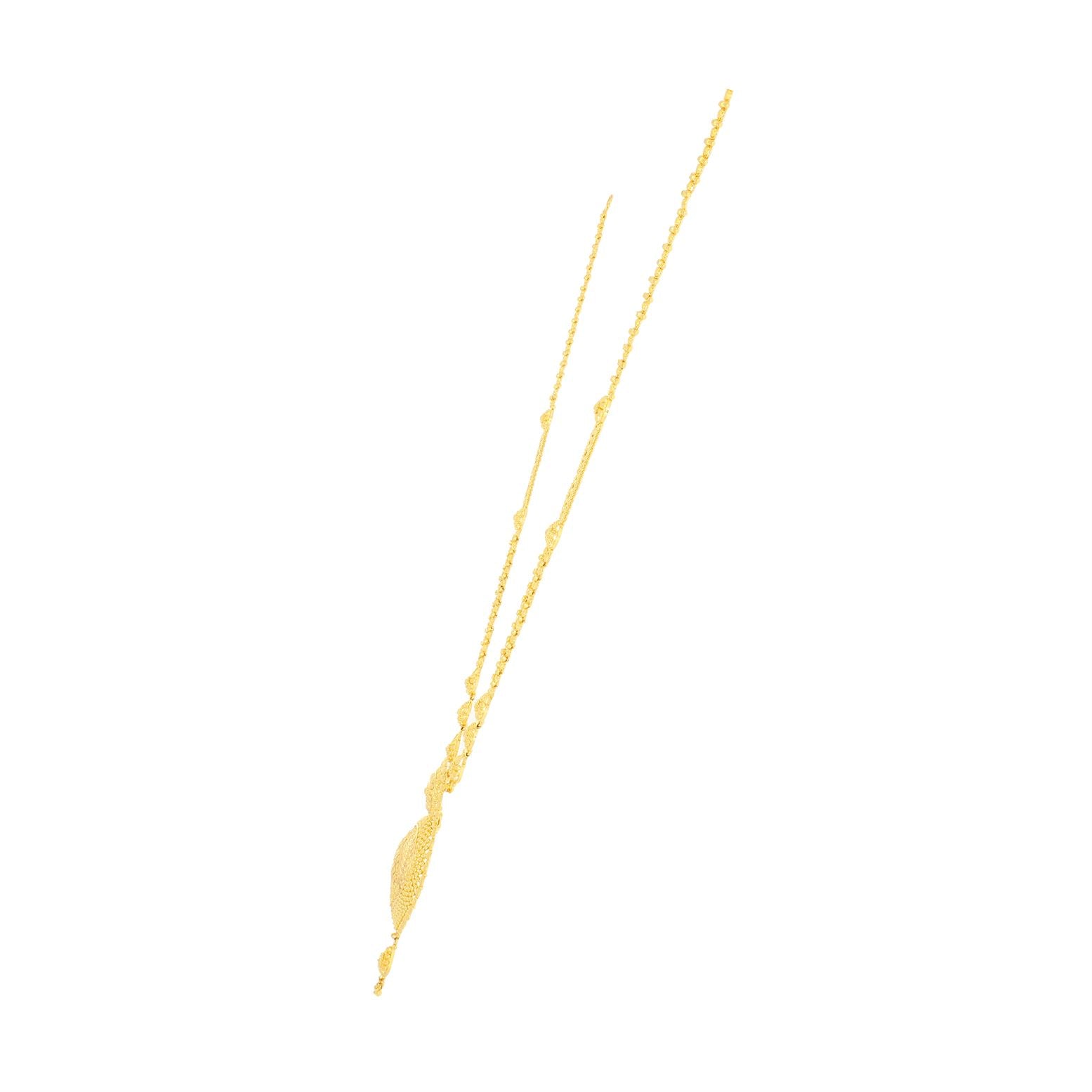 Gracile Glow Long Gold Necklace