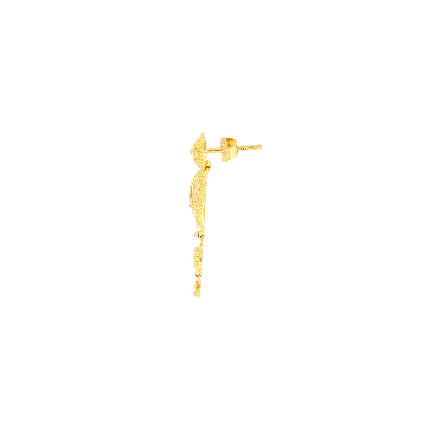 Gracile Glow Long Gold Necklace