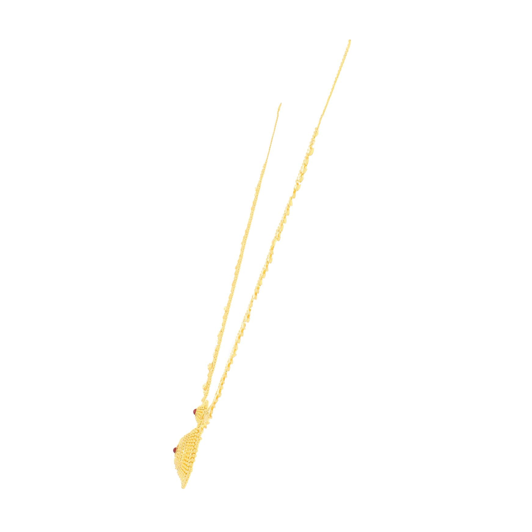 Everyday Wear Long Gold Necklace