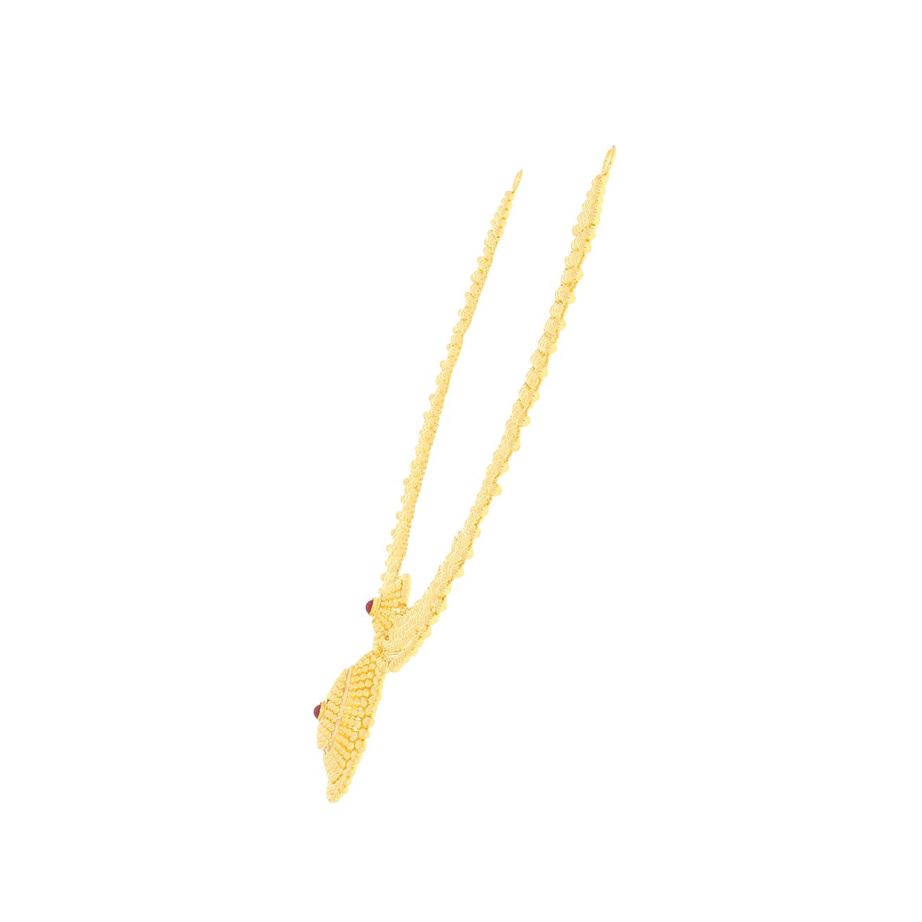 Classic Radiance Orb Gold Short Necklace