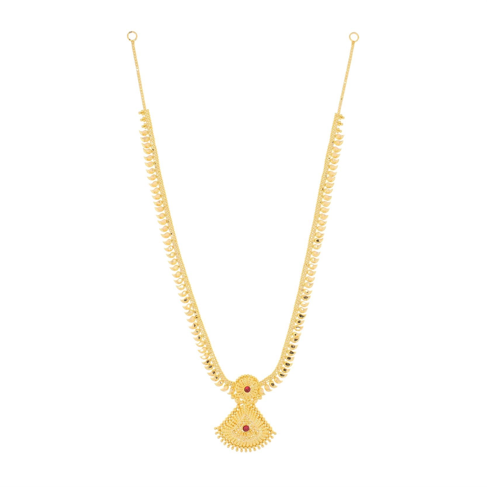 Long Gold Necklace for Daily Glow