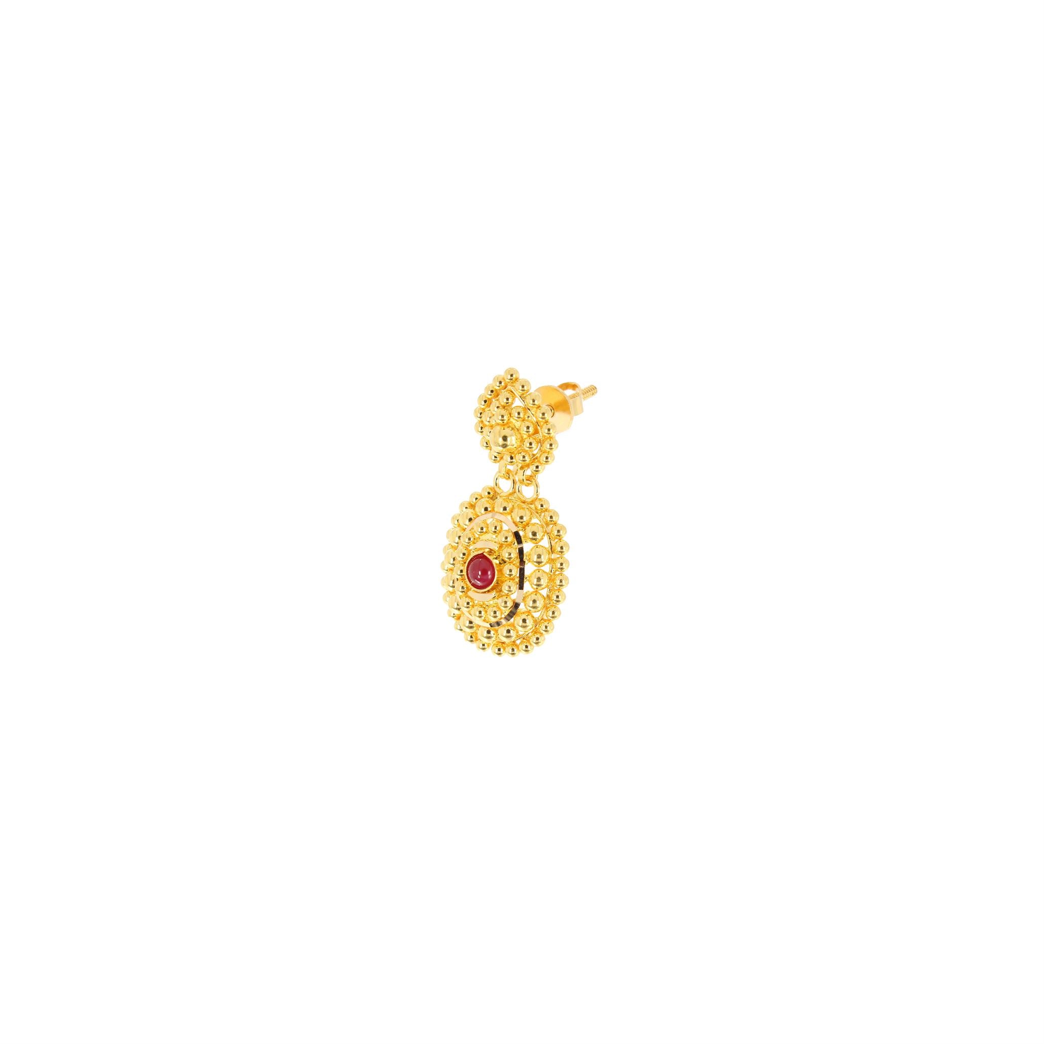 Graceful Radiance Long Gold Necklace