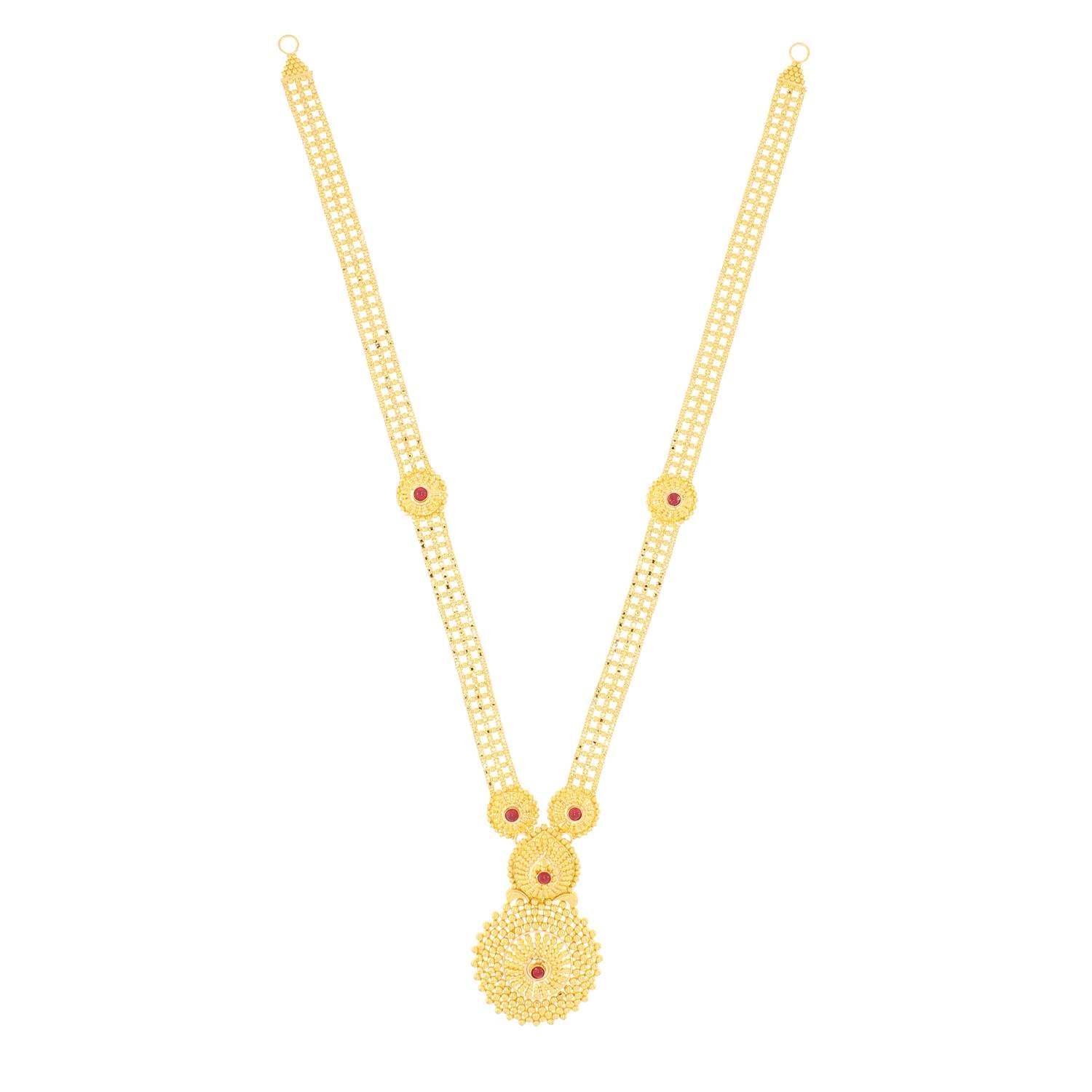 Classic Grace Long Gold Necklace
