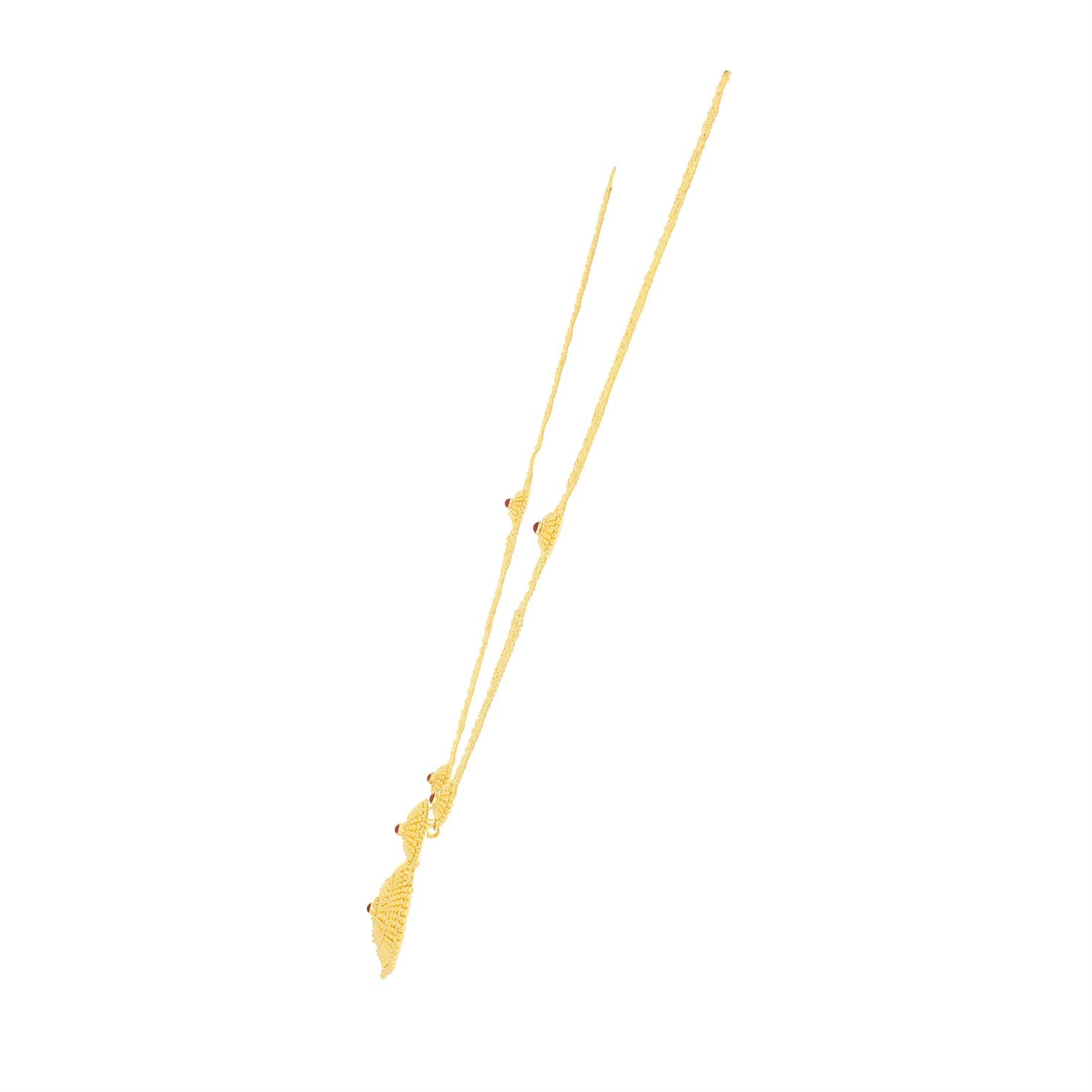 Simple Radiance Long Gold Necklace