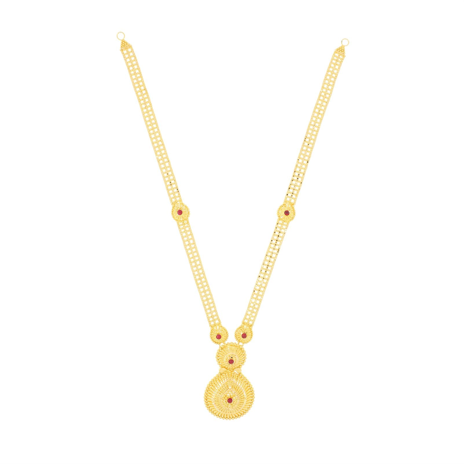 Minimalist Radiance Long Gold Necklace
