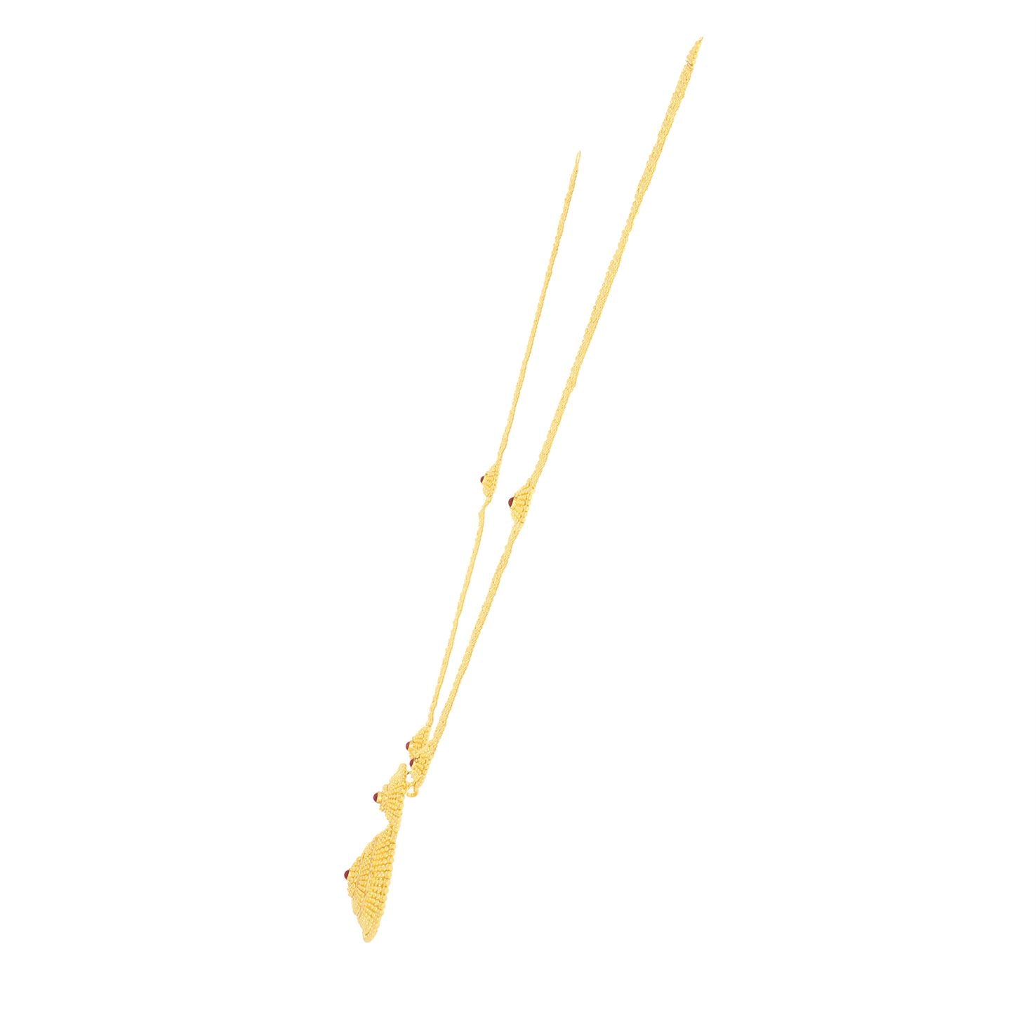 Minimalist Radiance Long Gold Necklace