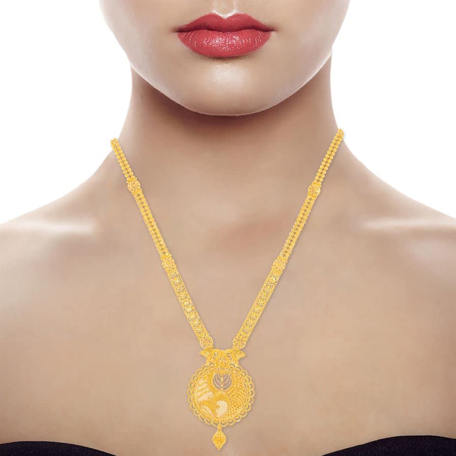 Exclusive Elegance Long Gold Necklace