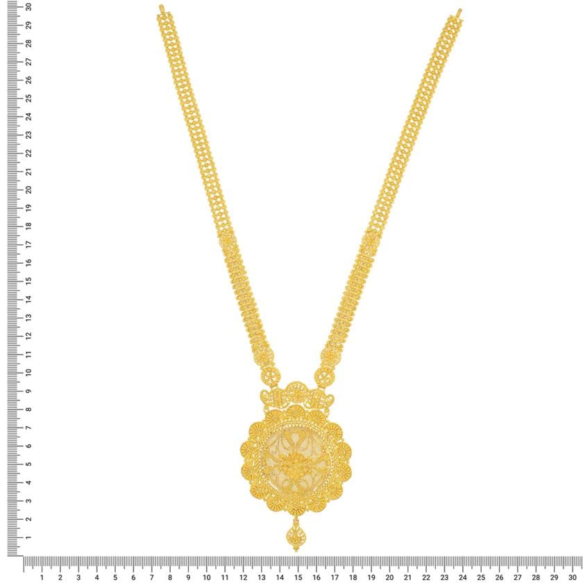 Gorgeous Grace Long Gold Necklace