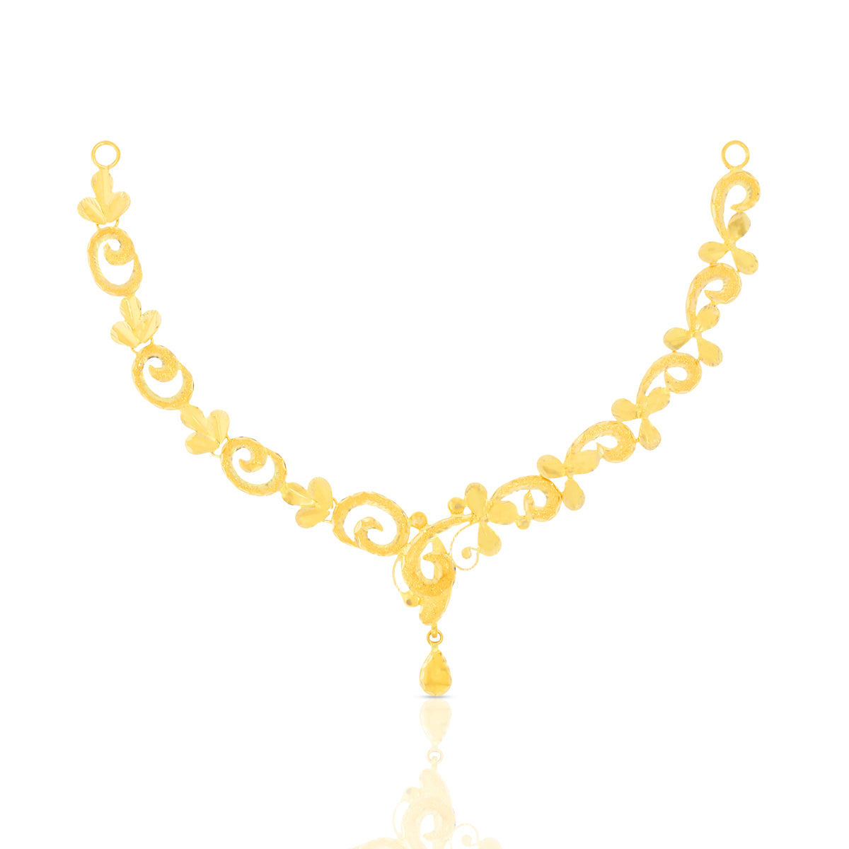 Alluring Artistry Gold Short Necklace