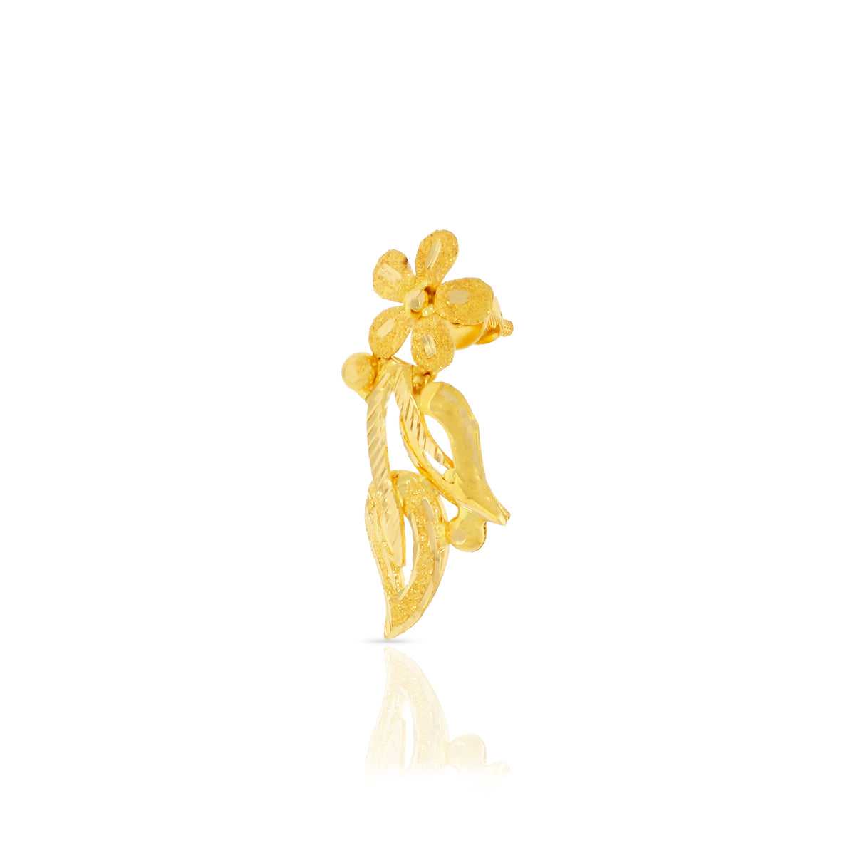 Majestic Foliate Crafting Gold Short Necklace