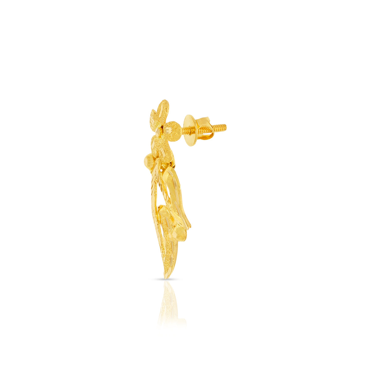 Majestic Foliate Crafting Gold Short Necklace
