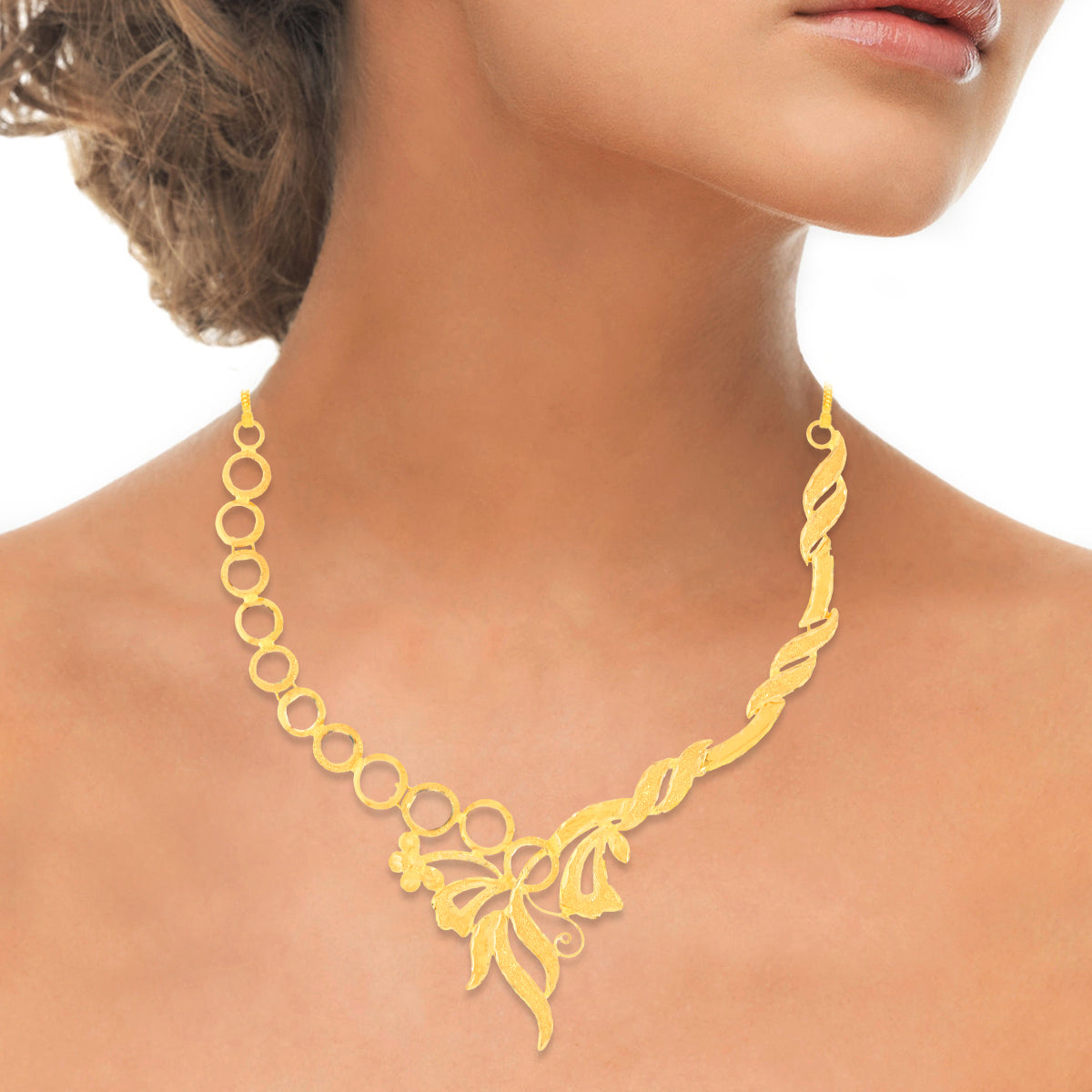 Radiant Artistry Gold Short Necklace