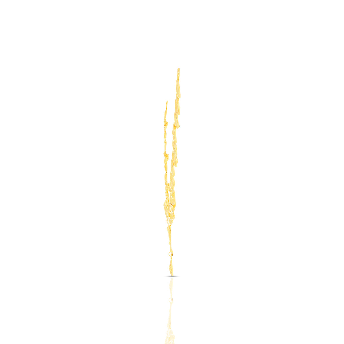 Paisley Radiance Gold Short Necklace