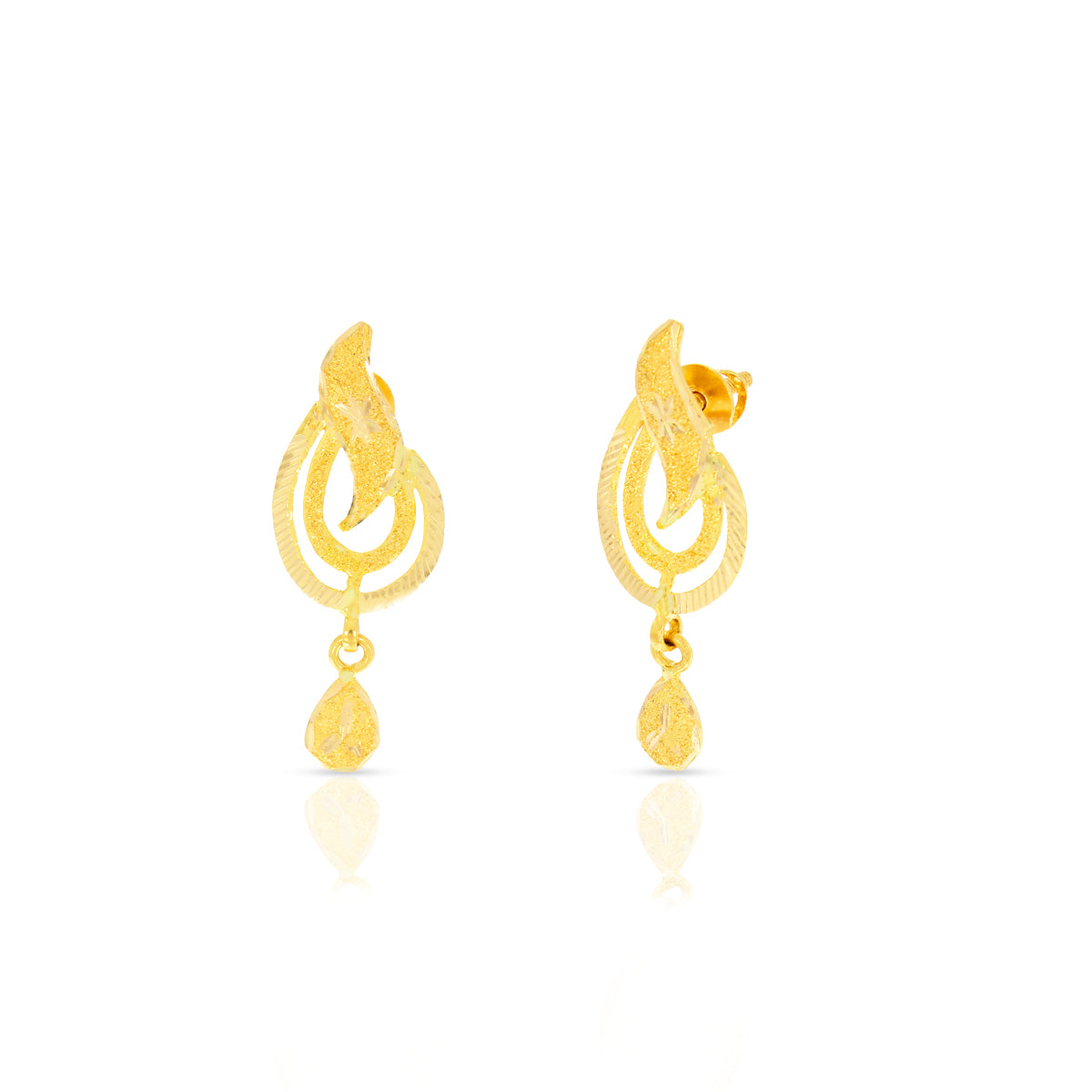 Paisley Radiance Gold Short Necklace