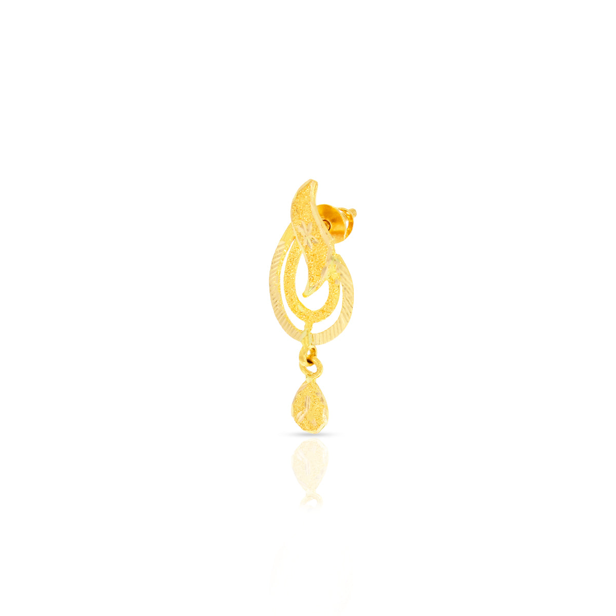 Paisley Radiance Gold Short Necklace