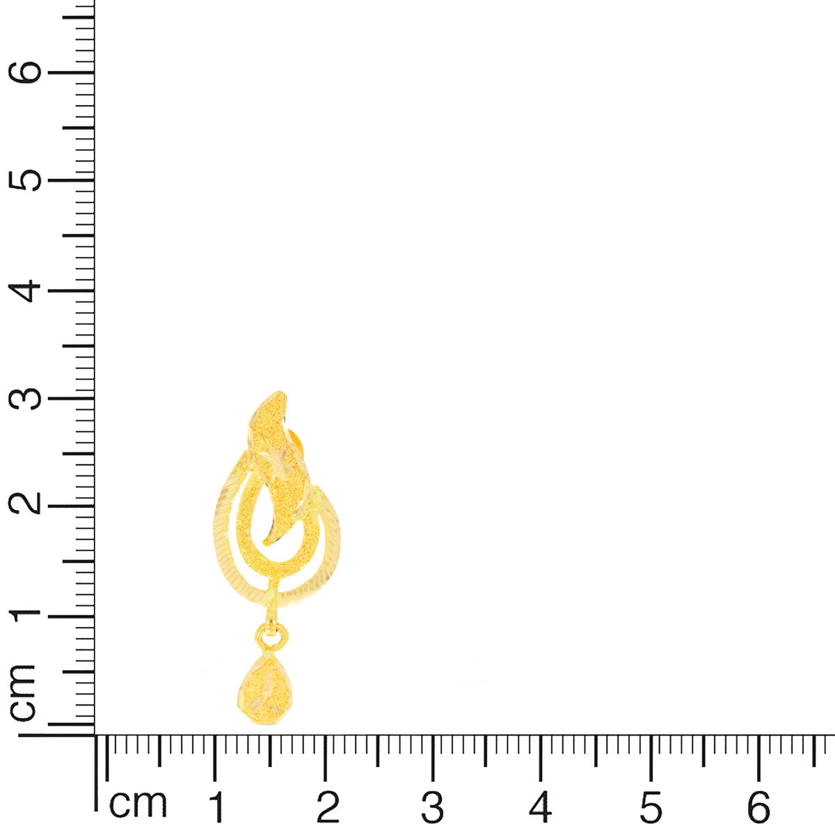 Paisley Radiance Gold Short Necklace