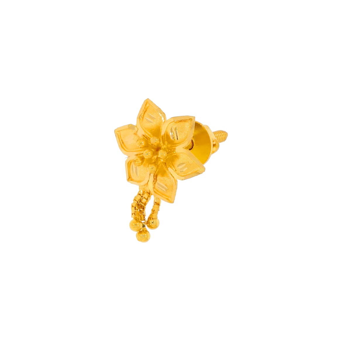 Cheerful Blossom Gold Short Necklace