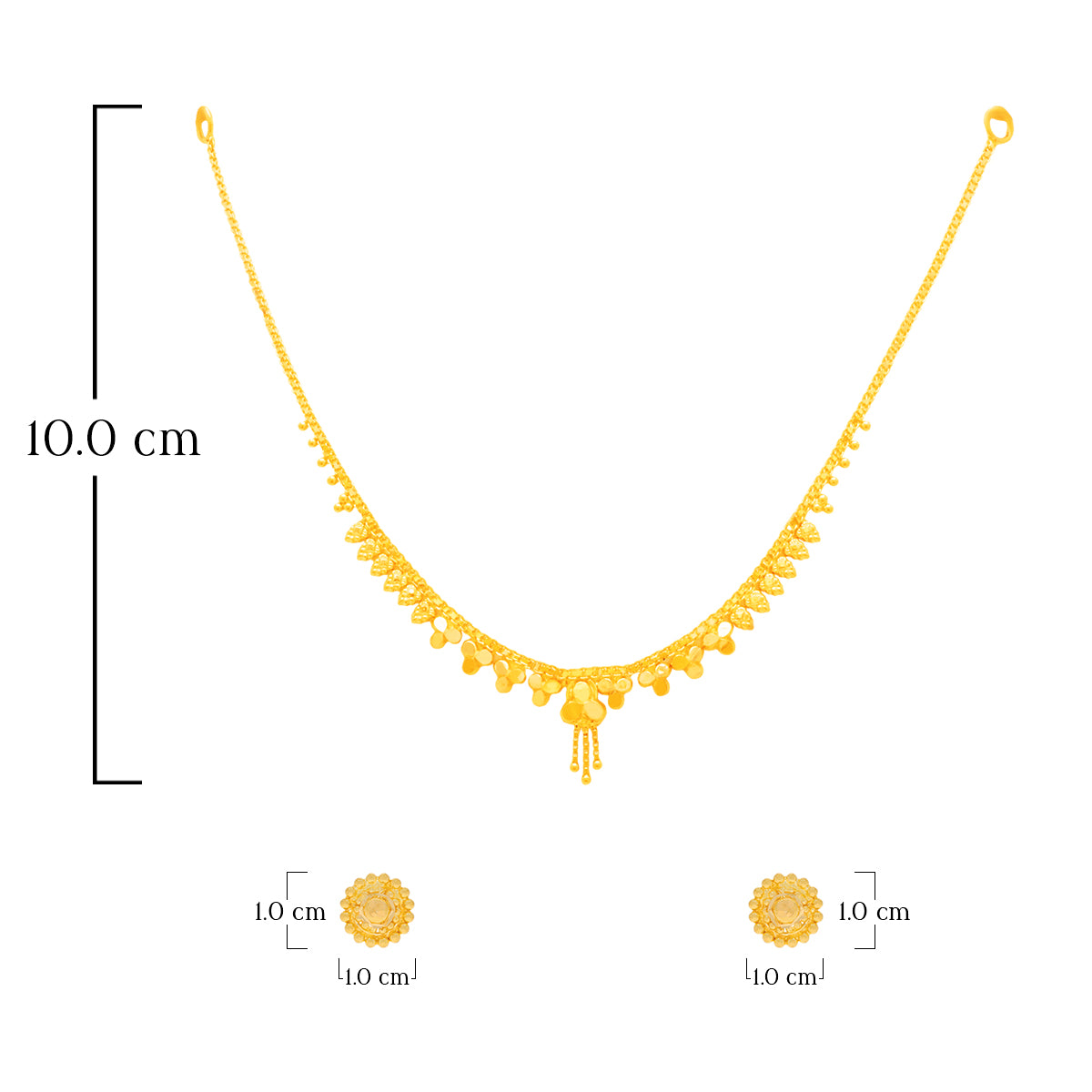 Minimalist Charm Gold Short Necklace