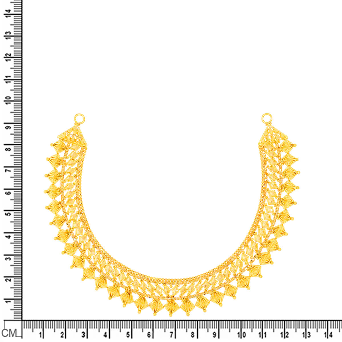 Graceful Bride Wedding Gold Necklace